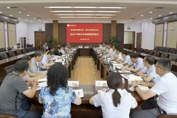 集團與西北農林科技大學攜手推進產學研合作