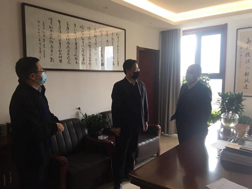 梁軍民副總經(jīng)理到儲備糧集團(tuán)督導(dǎo)檢查疫情防控和復(fù)工復(fù)產(chǎn)工作