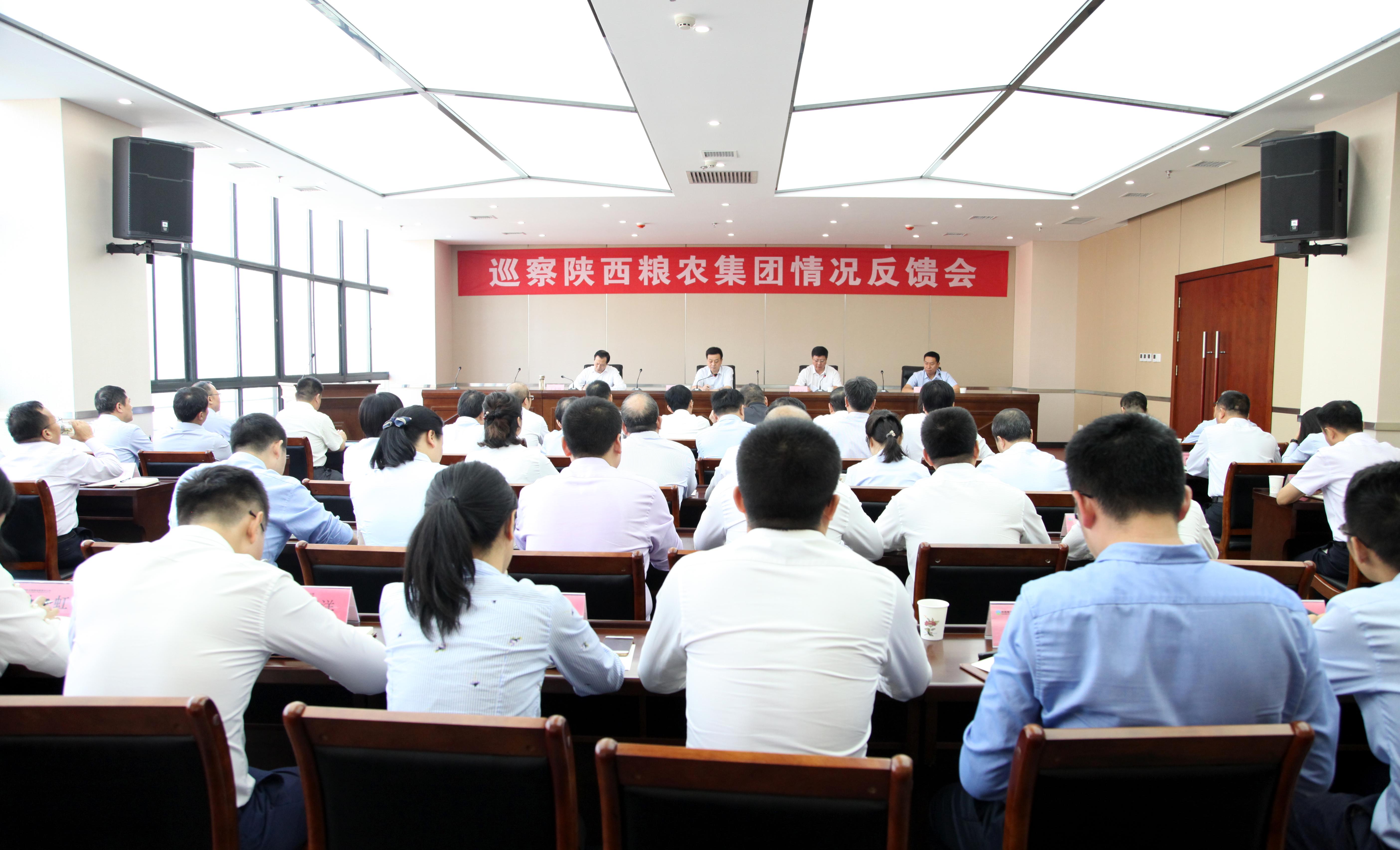 省國資委黨委第二巡察組召開巡察糧農(nóng)集團情況反饋會