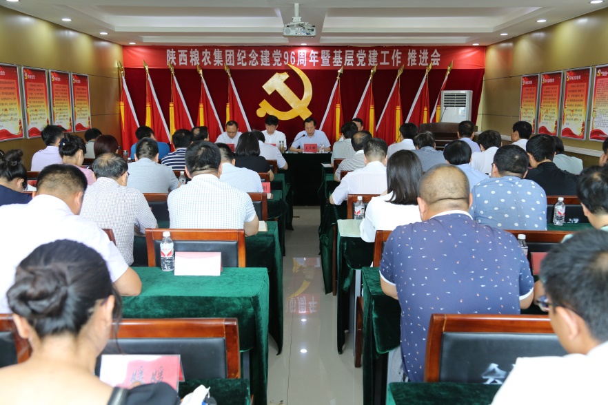 陜西糧農(nóng)集團(tuán)召開慶祝建黨96周年暨基層黨建工作推進(jìn)會