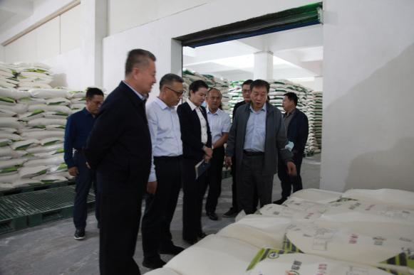 省人大常委會農工委主任姜濤一行調研糧農集團